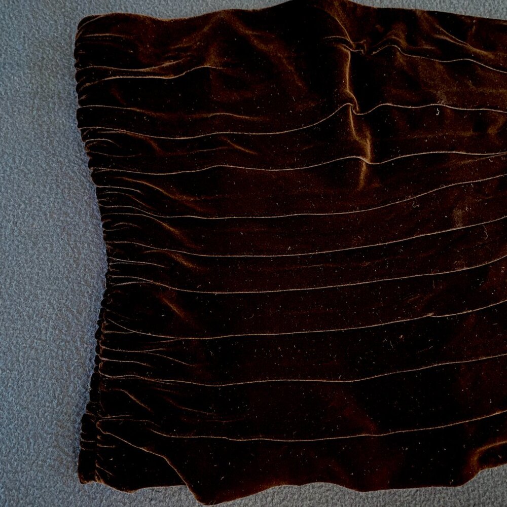 Black Velvet Corset Top by Ralph Lauren